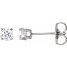 14K White 1/3 CTW Natural Diamond Stud Earrings 1874:60005:P