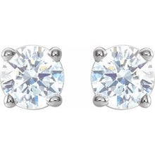 14K White 1/3 CTW Natural Diamond Stud Earrings 1874:70191:P