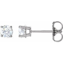 14K White 1/2 CTW Natural Diamond Stud Earrings 1874:60006:P