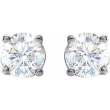 14K White 1/2 CTW Natural Diamond Stud Earrings 1874:60006:P