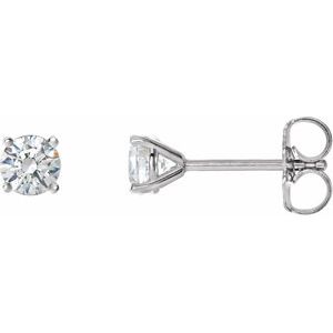 Platinum 1 1/2 CTW Natural Diamond Cocktail-Style Earrings