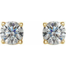 14K Yellow 1/2 CTW Natural Diamond Stud Earrings 1874:70216:P