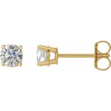 14K Yellow 1/2 CTW Natural Diamond Stud Earrings 1874:60022:P