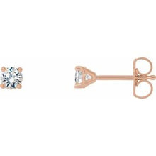 14K Rose 1/5 CTW Natural Diamond Cocktail-Style Earrings 29762:6002:P