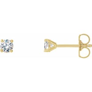 14K Yellow 1 1/2 CTW Natural Diamond Cocktail-Style Earrings