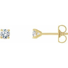 14K Yellow 1/4 CTW Natural Diamond Cocktail-Style Earrings 29762:6037:P