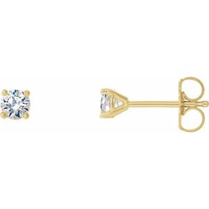 14K Yellow 1/3 CTW Natural Diamond Cocktail-Style Earrings 29762:6009:P