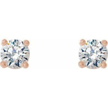 14K Rose 1/3 CTW Natural Diamond Cocktail-Style Earrings 29762:6042:P