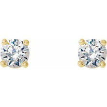 14K Yellow 1/3 CTW Natural Diamond Cocktail-Style Earrings 29762:6041:P