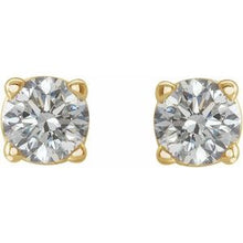 14K Yellow 1/5 CTW Natural Diamond Stud Earrings 1874:70213:P