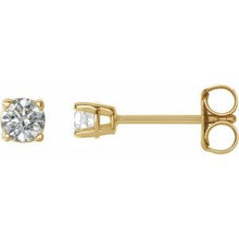 14K Yellow 1/5 CTW Natural Diamond Stud Earrings 1874:70205:P