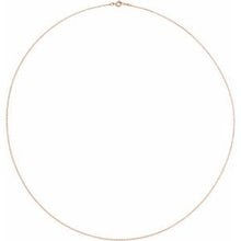 14K Rose Gold-Filled 1 mm Cable 18