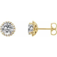 14K Yellow 1/2 CTW Natural Diamond Earrings 86509:851:P