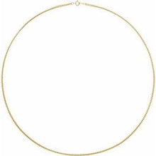 14K Yellow 2.25 mm Curb 20