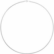 14K White 2.25 mm Curb 20