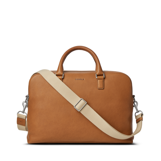Double Zip Briefcase S0320301988-1-Tan-OS-VNM