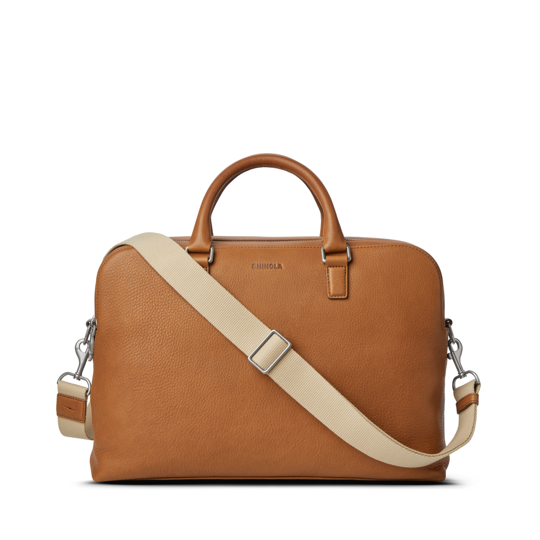 Double Zip Briefcase S0320301988-1-Tan-OS-VNM