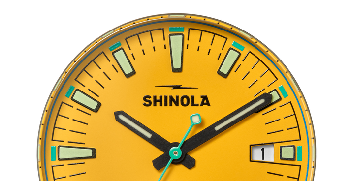 Shinola Duck Watch S0120301733-1-Canary-40-USA