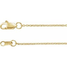 14K Yellow 1 mm Cable 24