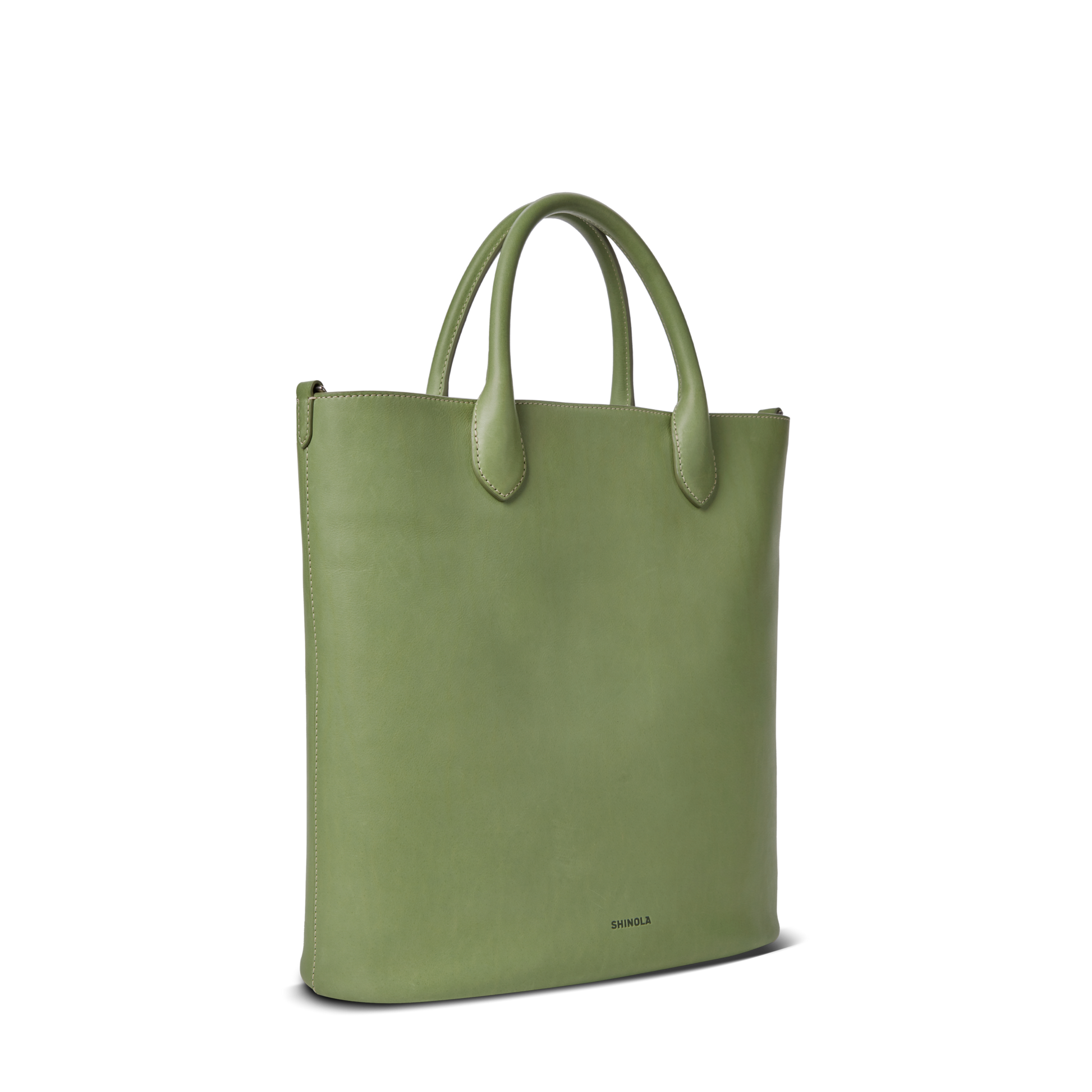 Shinola Leather 12 Hour Tote Bag S0320301989-1-Eucalyptus-OS-VNM