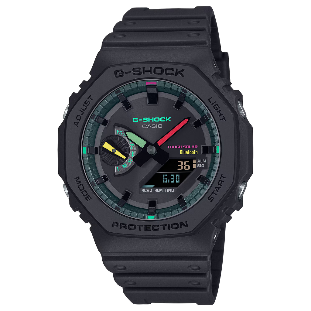 G-Shock GAB2100MF-1A Vibrant Color Casioak Virtual World