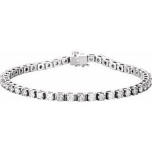 14K White 4 3/4 CTW Lab-Grown Diamond Line 7