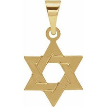 14K Yellow 12x9 mm Star of David Pendant R5032:66958:P