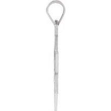 14K White 17x15 mm Star of David Pendant R5032:121859:P