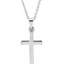 Sterling Silver Cross 18