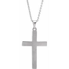 Sterling Silver Cross 18