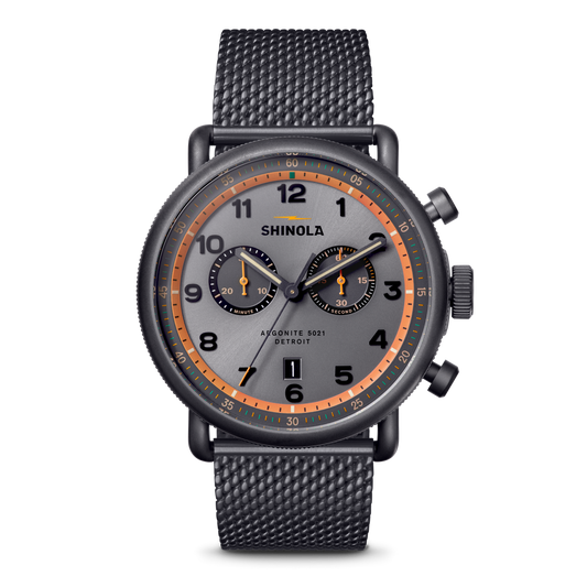 Shinola Canfield C56 Chronograph Watch S0120494097-1-CoolGry-43-USA