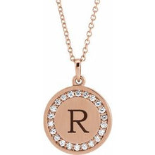 14K Rose 1/5 CTW Natural Diamond Engravable 16-18