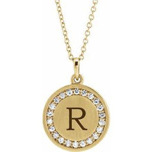 14K Yellow 1/5 CTW Natural Diamond Engravable 16-18