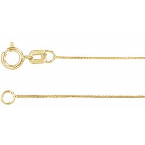 14K Yellow .55 mm Box 20" Chain  CH1096:603:P