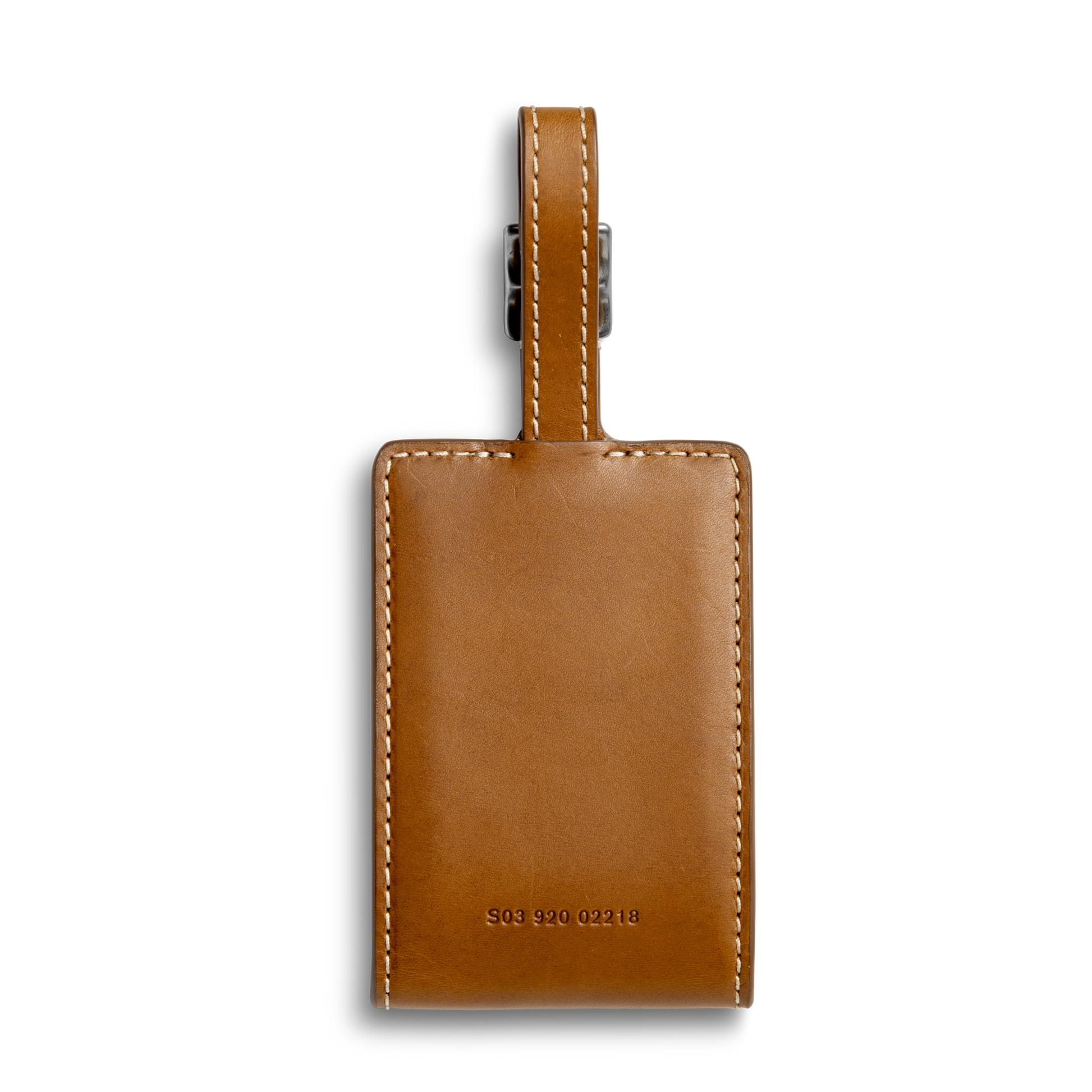 Shinola Leather Luggage Tag S0320294831-1-Tan-OS-VNM