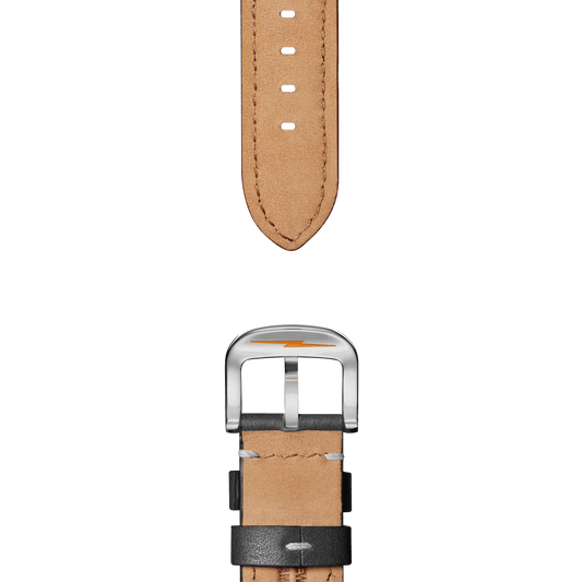 24MM BLACK LEATHER WATCH STRAP S1120298584-1-Blk-24\22-USA