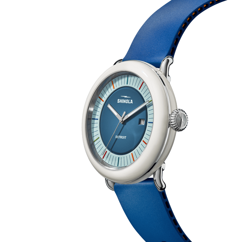 Shinola Detrola Watch S0120315258-1-Blu-41-USA