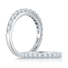 A.Jaffe Wedding Bands Simple Single Stone Signature Band MR1459/37