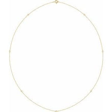 14K Yellow 1/4 CTW Lab-Grown Diamond 7-Station 24