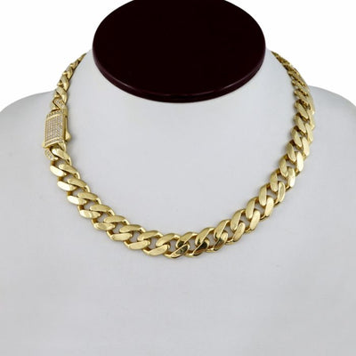 10k Monaco Style Gold Necklace for Women