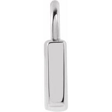 Sterling Silver Engravable Lock Pendant 87184:103:P