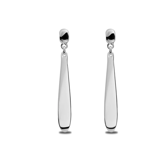Elongated Teardrop Earrings S1820493179-1-StrlngSil-OS-THA
