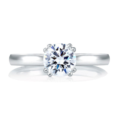 A.Jaffe Engagement Rings Classic Double Prong Solitaire Engagement Ring MES166/00