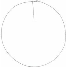 14K White 1.1 mm Adjustable Threader Cable 16-22