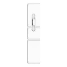 Sterling Silver 12x5.9 mm Sideways Cross 16-18