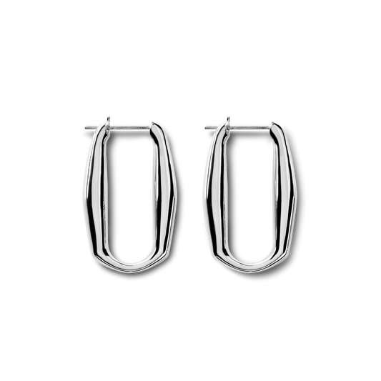 Signature Link Hoop Earrings S1820296330-1-StrlngSil-OS-THA