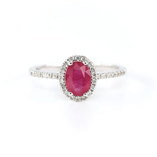 Oval Ruby & Diamond Ring 4690068