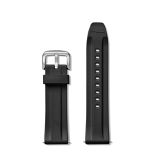 24mm Black Rubber Watch Strap  S1120205679-1-Blk-24\22-CHN