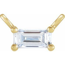 14K Yellow 1/8 CT Natural Diamond Solitaire Necklace Center 87521:120:P