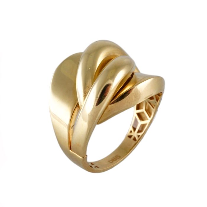 14k Twisted Women’s Gold Ring by Midas Jewelry